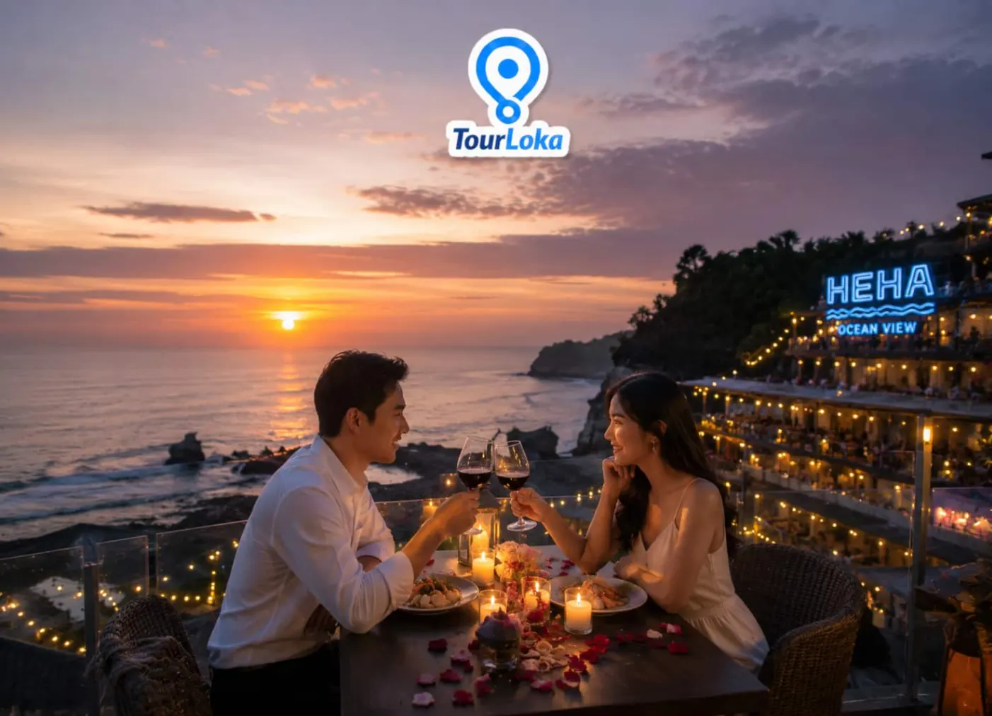 Paket Honeymoon Jogja 2 Romantic Dinner Heha Ocean