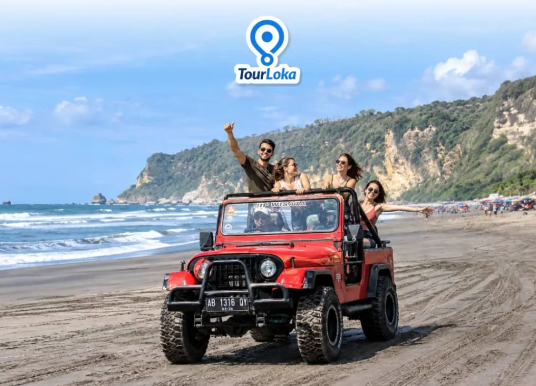 One Day Tour Yogyakarta Jeep Parangtritis Beach